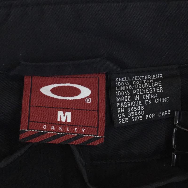 オークリー OAKLEY コート トレンチコート M 無地 黒 / ブラック / メンズ USED 古着 中古 10138272