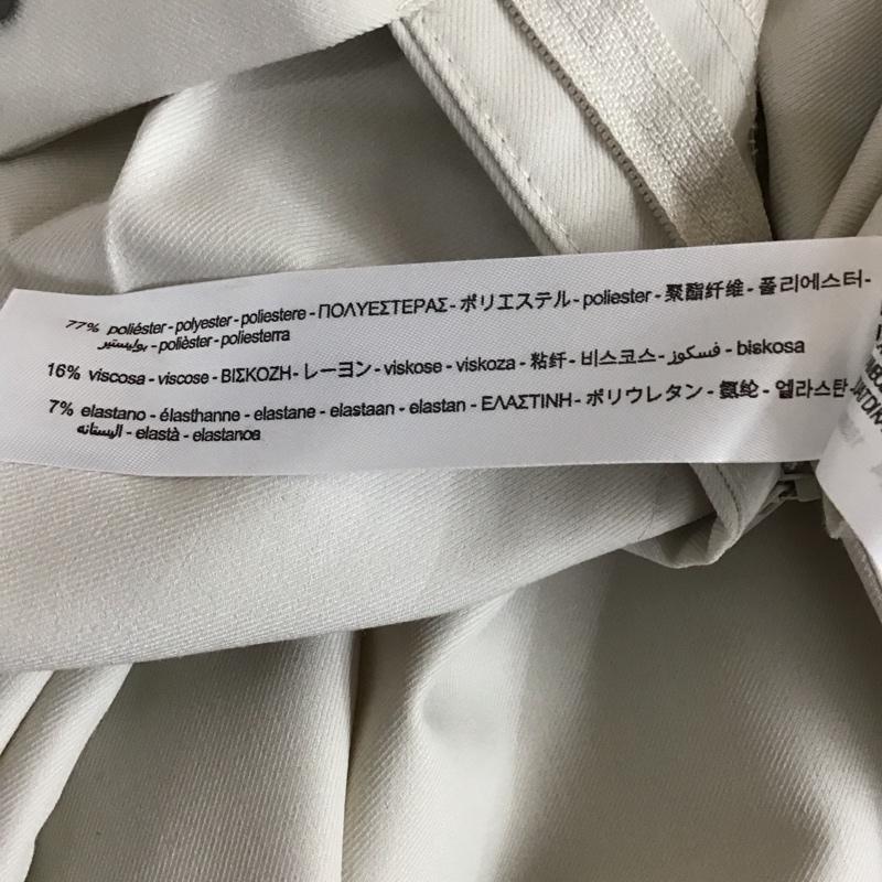 ザラ ZARA パンツ スラックス 8372 324 251 ワイドパンツ タック S 無地 アイボリー / アイボリー / レディース USED 古着 中古 10118457