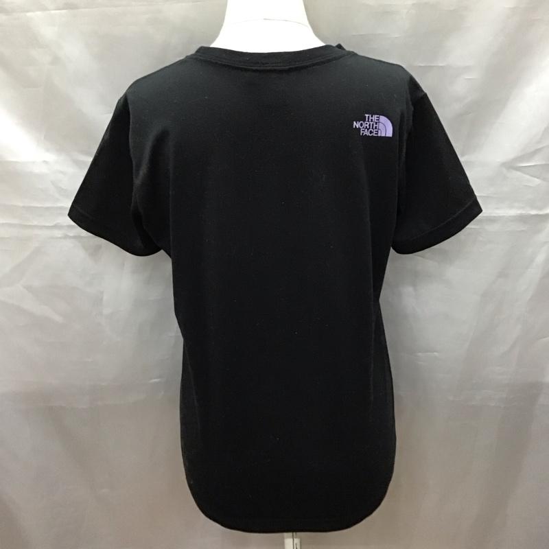 ザノースフェイス THE NORTH FACE Tシャツ 半袖 NTW31408 M ロゴ、文字 黒 / ブラック / レディース USED 古着 中古 10116948