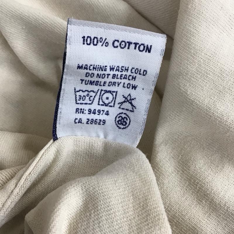 ステューシー STUSSY Tシャツ 半袖 クルーネック プリント M ロゴ、文字 ベージュ / ベージュ / メンズ USED 古着 中古 10112161