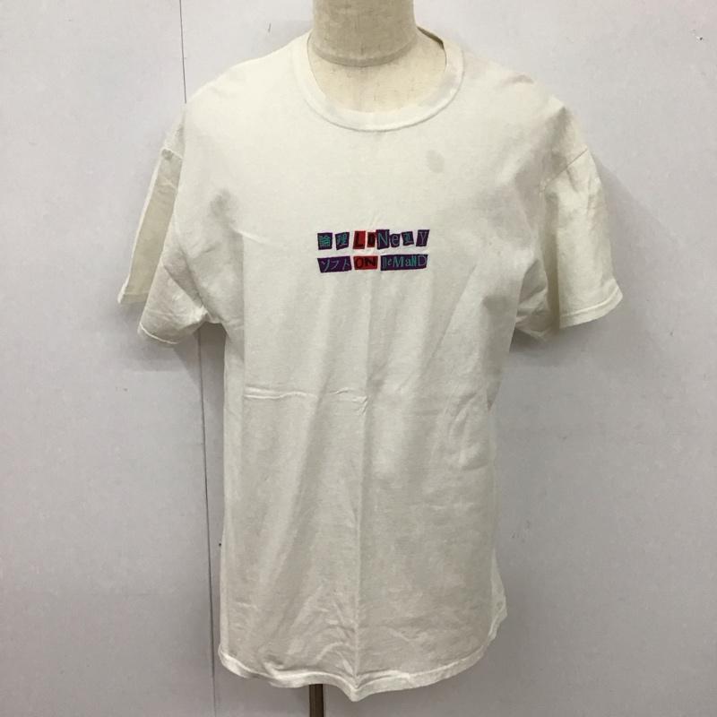 ロンリー LONELY論理 Tシャツ 半袖 半袖カットソー プリントTシャツ クルーネックカットソー XL ロゴ、文字 白 / ホワイト / メンズ USED 古着 中古 10113909
