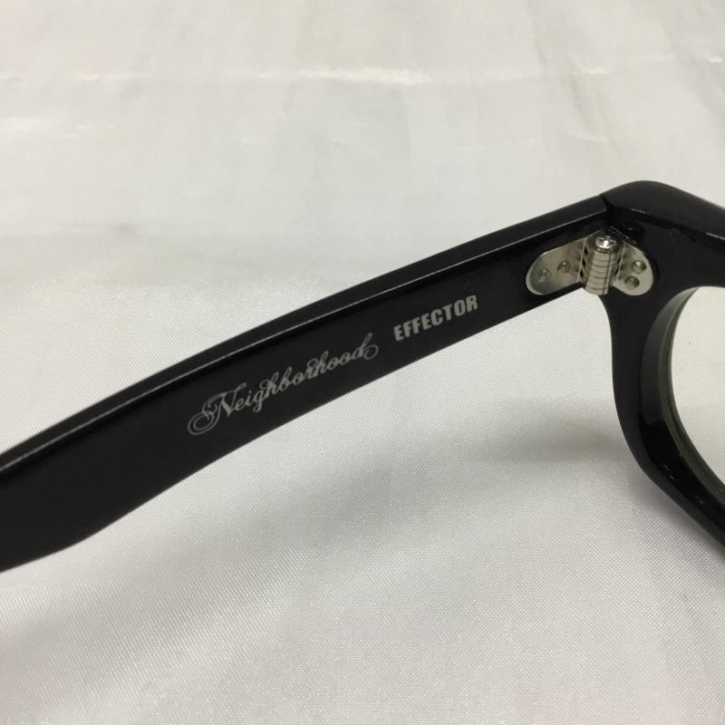 ネイバーフッド NEIGHBORHOOD めがね・サングラス めがね EFFECTOR ケース付き 無地 黒 / ブラック / メンズ USED 古着 中古 10110083