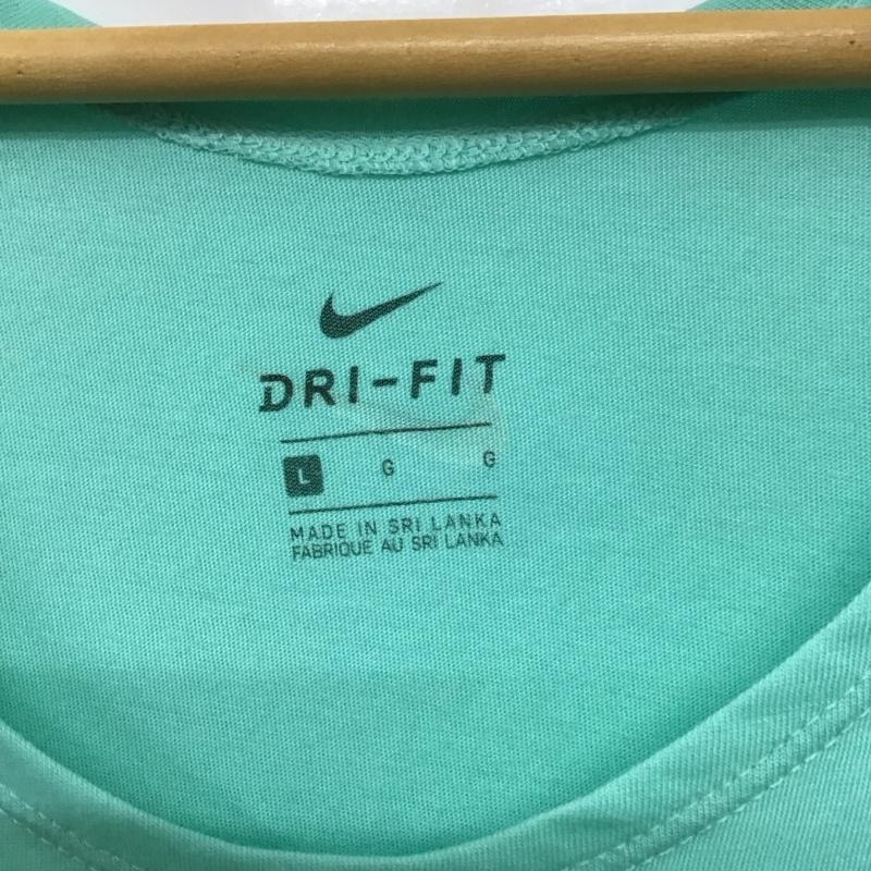 ナイキ NIKE タンクトップ タンクトップ AQ5180-307 DRI-FIT スポーツウェア タグ付き L ロゴ、文字 薄緑 / ライトグリーン / レディース USED 古着 中古 10135573