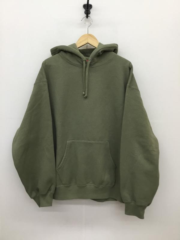 シュプリーム Supreme パーカー 長袖 Supreme 23AW Satin Applique Hooded L 刺繍 X ロゴ、文字 カーキ / カーキ / メンズ USED 古着 中古 10127170