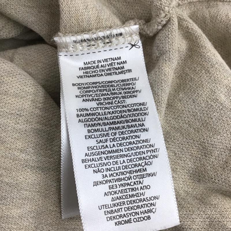 ポロラルフローレン POLO RALPH LAUREN ポロシャツ 半袖 半袖ポロシャツ カラーシャツ 半袖カットソー L ロゴ、文字 ベージュ / ベージュ / メンズ USED 古着 中古 10140120