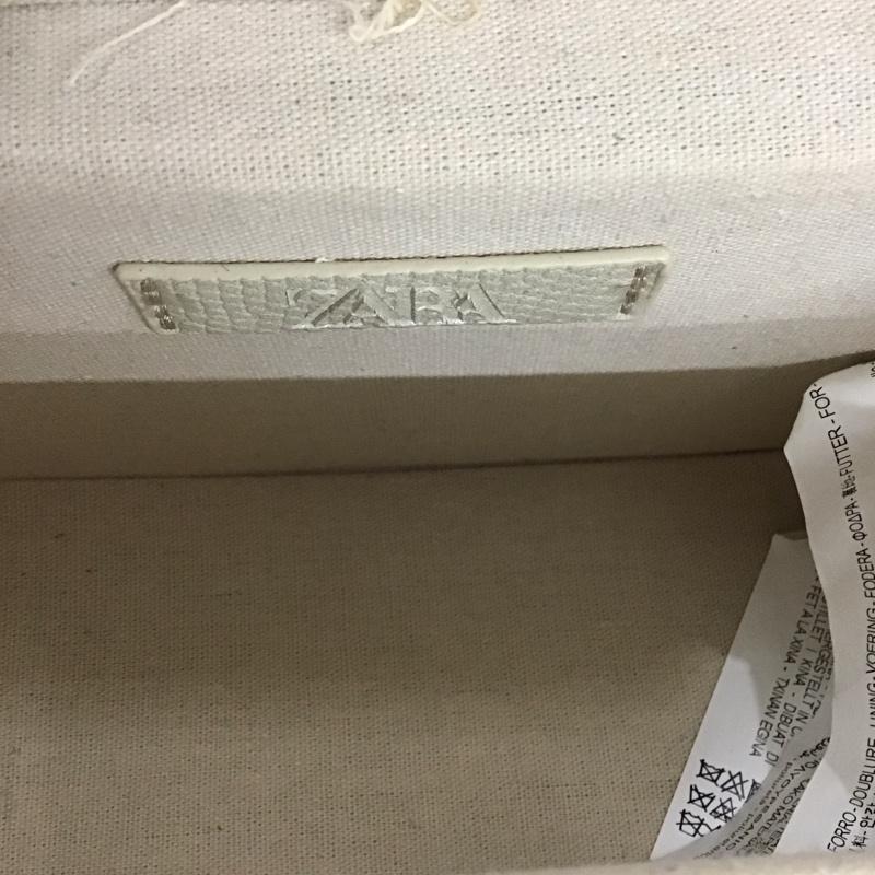 ザラ ZARA ハンドバッグ ハンドバッグ 6263 910 001 かごバッグ ショルダーバッグ 2WAY 無地 ベージュ / ベージュ / X アイボリー / アイボリー / レディース USED 古着 中古 10135273