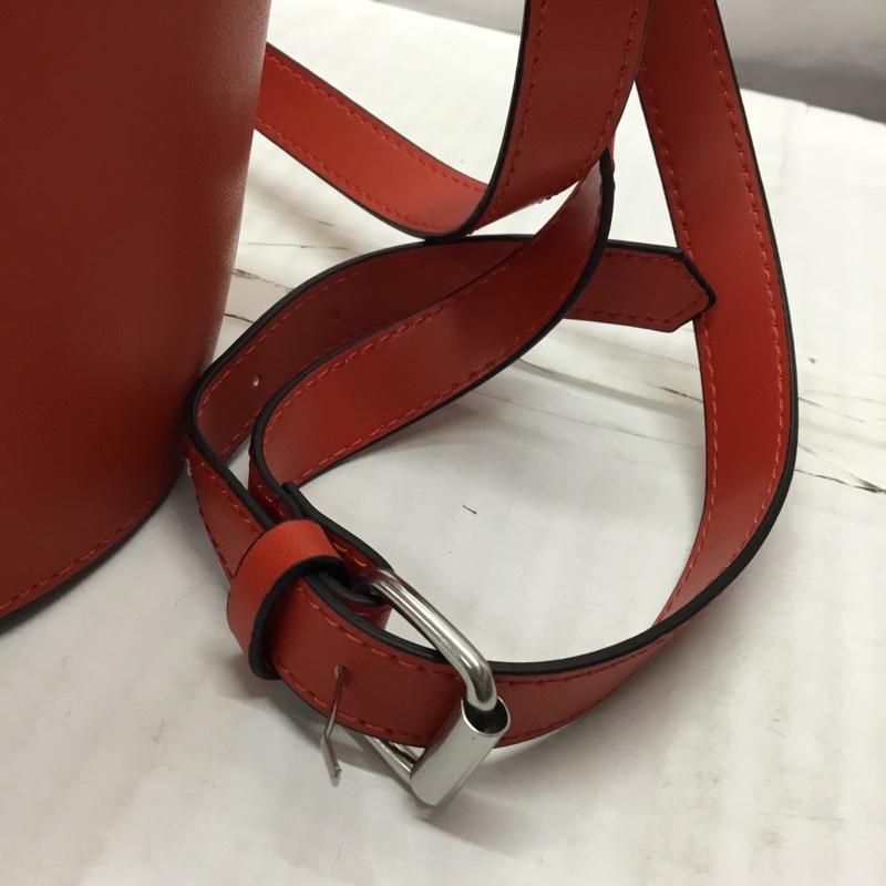 ザラ ZARA ショルダーバッグ ショルダーバッグ 4434 204 020 バケツ型 無地 赤 / レッド / レディース USED 古着 中古 10122303
