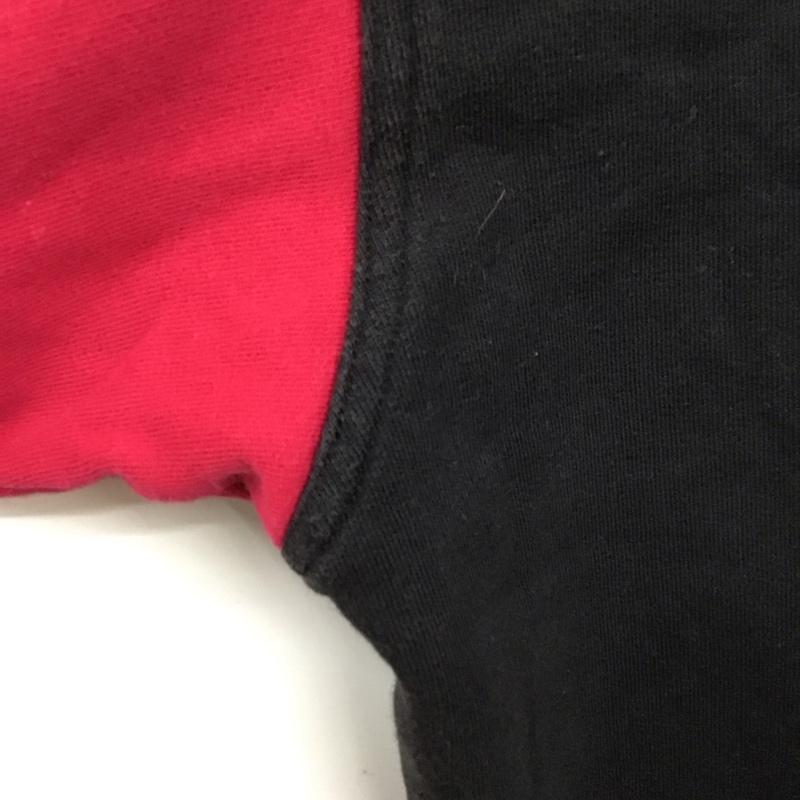 ナイキ NIKE パーカー 長袖 長袖パーカー プルオーバーパーカー スウェット M ロゴ、文字 黒 / ブラック / X えんじ / ワインレッド /  メンズ USED 古着 中古 10129039