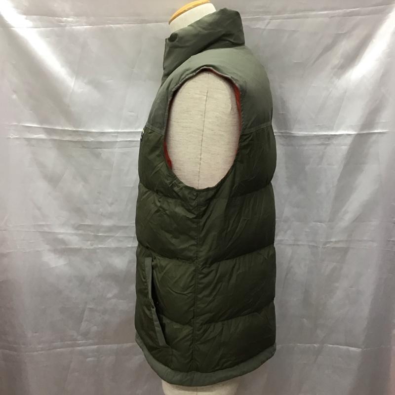 エルエルビーン L.L.Bean ベスト ベスト ジップアップベスト ダウンベスト ノースリーブカットソー S ロゴ、文字 カーキ / カーキ / メンズ USED 古着 中古 10110770