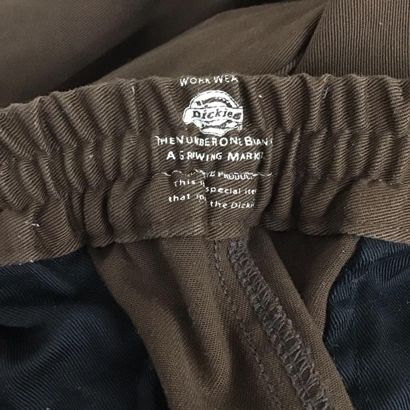 ディッキーズ Dickies ボトムス ボトムス 173M40NU01 イージーパンツ ジョッパーズパンツ 裾ファスナー S ロゴ、文字 茶 / ブラウン / メンズ USED 古着 中古 10106916
