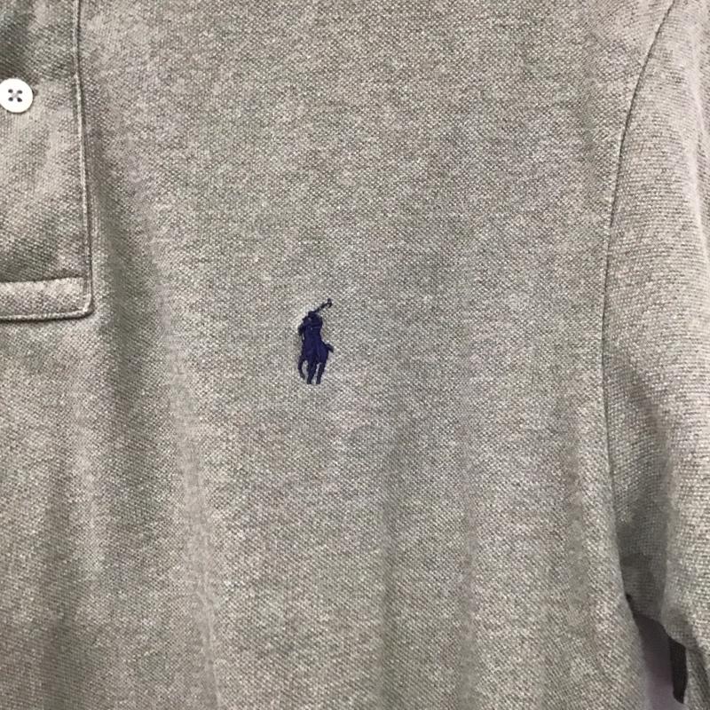 ポロバイラルフローレン Polo by RALPH LAUREN ポロシャツ 半袖 半袖ポロシャツ 半袖カットソー カラーシャツ M ロゴ、文字 カーキ / カーキ / メンズ USED 古着 中古 10131632