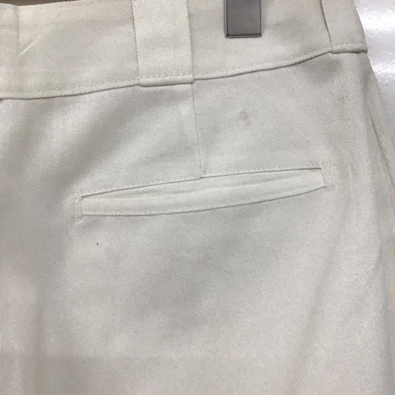 ディッキーズ Dickies パンツ ワークパンツ、ペインターパンツ ワークパンツ ワイドパンツ カジュアルパンツ 90s 00s ダブルニー 32インチ ロゴ、文字 白 / ホワイト / メンズ USED 古着 中古 10138731