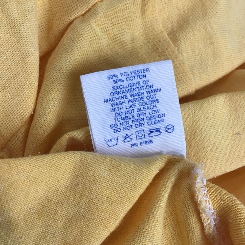 古着 USED Tシャツ 半袖 半袖カットソー プリントTシャツ クルーネックカットソー S プリント 黄 / イエロー / メンズ USED 古着 中古 10124009