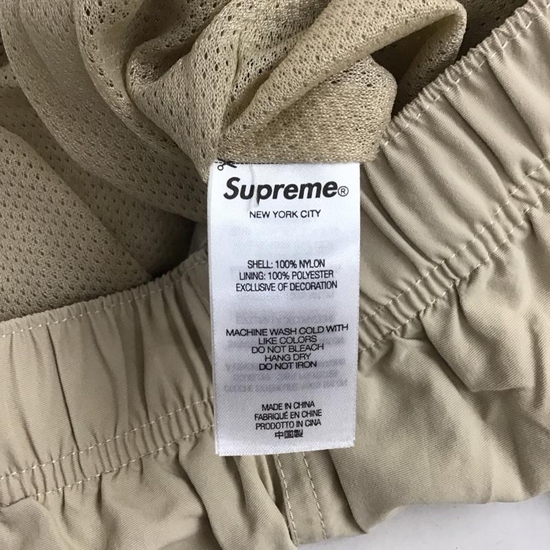 シュプリーム Supreme パンツ ワークパンツ、ペインターパンツ 17ss ナイロンパンツ ワイドパンツ S ロゴ、文字 ベージュ / ベージュ /  メンズ USED 古着 中古 10126173