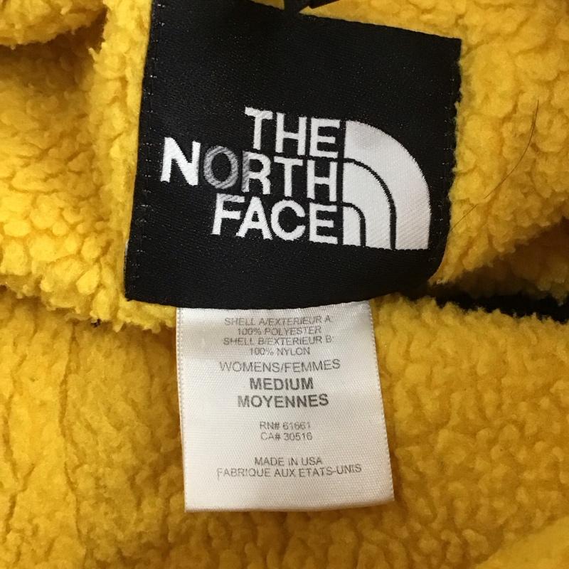 ザノースフェイス THE NORTH FACE ジャケット、上着 ジャンパー、ブルゾン ジップアップジャケット ジャンパー フリースジャケット M ロゴ、文字 黄 / イエロー / メンズ USED 古着 中古 10115929