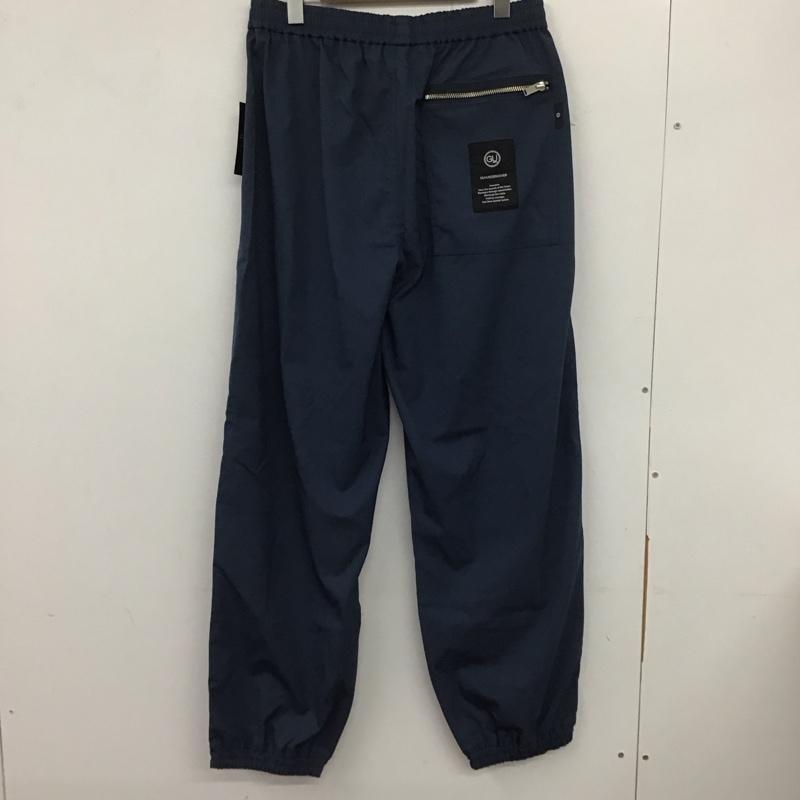 ジーユー GU パンツ ワークパンツ、ペインターパンツ 321-333494 ボトム ワイドパンツ カジュアルパンツ L 無地 紺 / ネイビー / メンズ USED 古着 中古 10133166