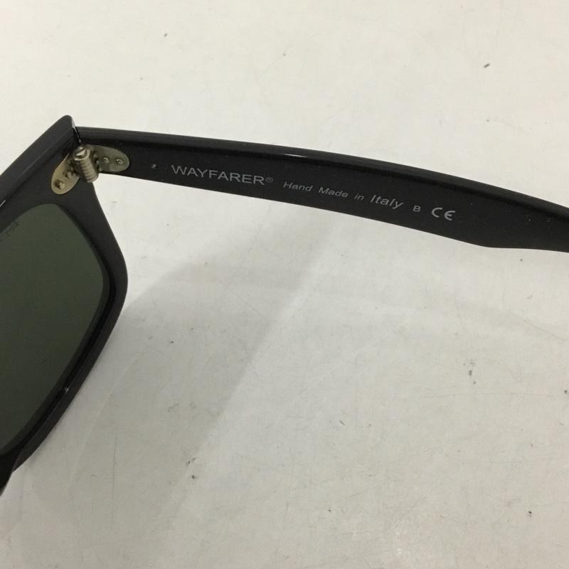 レイバン Ray-Ban めがね・サングラス サングラス RB2140-F WAYFARER カラーレンズ ケース付き ロゴ、文字 黒 / ブラック / メンズ USED 古着 中古 10129415
