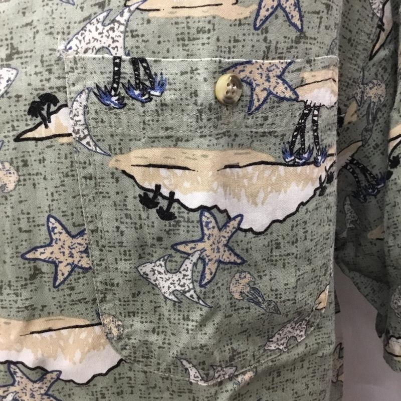 古着 USED シャツ、ブラウス 半袖 半袖シャツ カラーシャツ 半袖カットソー アロハシャツ M プリント マルチカラー / マルチカラー /  メンズ USED 古着 中古 10108522
