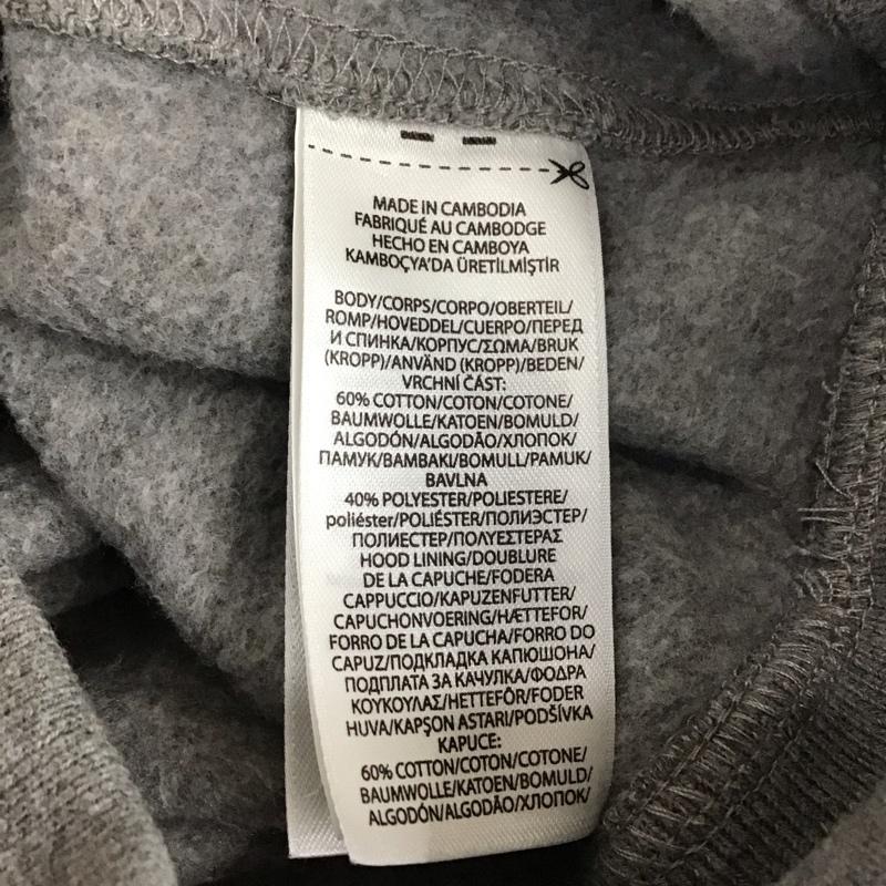 ポロラルフローレン POLO RALPH LAUREN ワンピース ひざ丈スカート パーカー 裏起毛 長袖 S ワンポイント 灰 / グレー / レディース USED 古着 中古 10116147