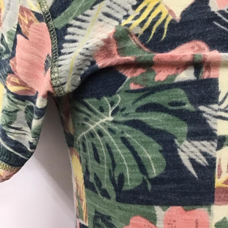 ティーシーエスエス TCSS Tシャツ 半袖 半袖カットソー プリントTシャツ クルーネックカットソー 花柄 マルチカラー / マルチカラー /  メンズ USED 古着 中古 10113134