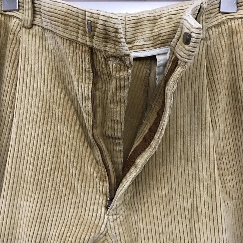 ランズエンド LANDS END パンツ ワークパンツ、ペインターパンツ ワイドパンツ コーデュロイパンツ カジュアルパンツ 33インチ 無地 ベージュ / ベージュ / メンズ USED 古着 中古 10128720
