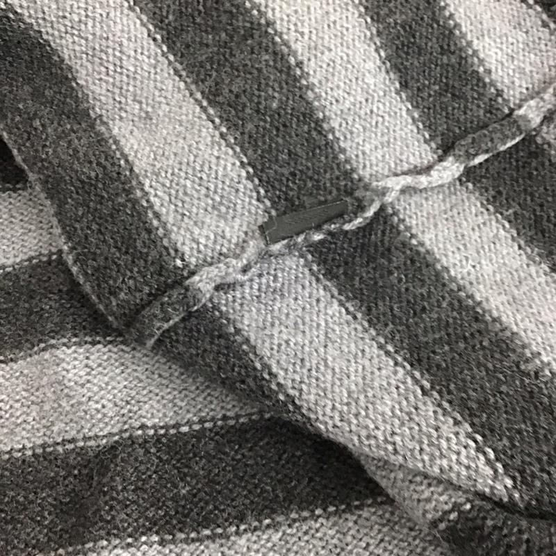 パタゴニア patagonia ニット、セーター 長袖 長袖ニットカットソー クルーネック セーター XL ボーダー柄 灰 / グレー / メンズ USED 古着 中古 10129812