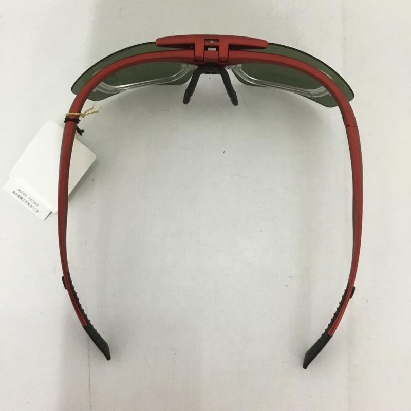 古着 USED めがね・サングラス サングラス DU-010 スポーツサングラス ミラーレンズ 箱有 DUNLOP ロゴ、文字 赤 / レッド / メンズ USED 古着 中古 10126884