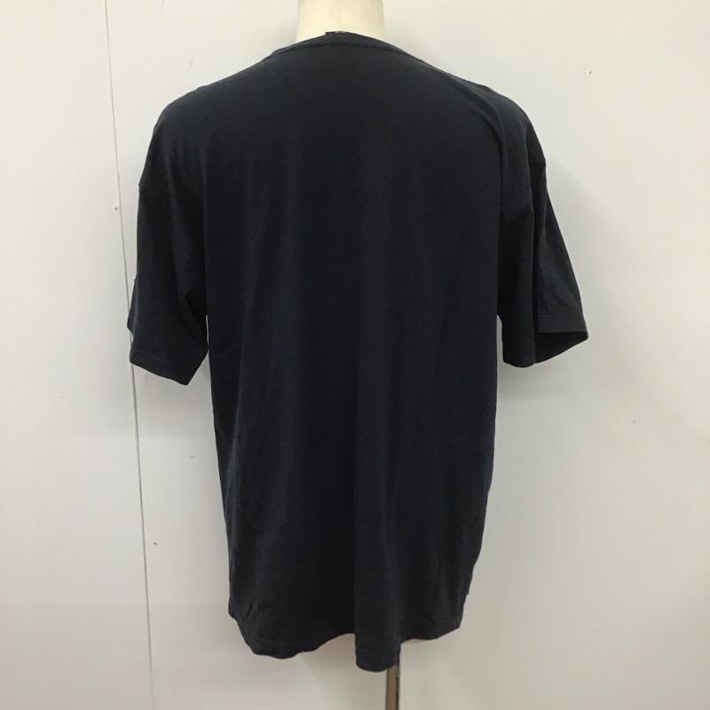 ダブルタップス WTAPS Tシャツ 半袖 半袖カットソー プリントTシャツ クルーネックカットソー ロゴ、文字 紺 / ネイビー / メンズ USED 古着 中古 10112483
