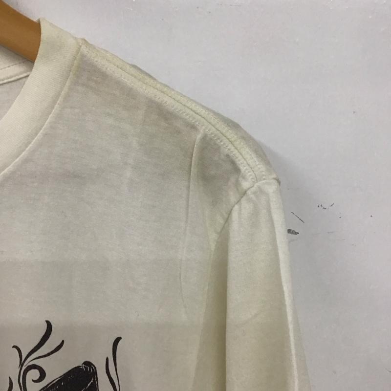 シャンブルズ Shambles Tシャツ 半袖 半袖カットソー プリントTシャツ クルーネックカットソー numbernine M プリント 白 / ホワイト / メンズ USED 古着 中古 10137043
