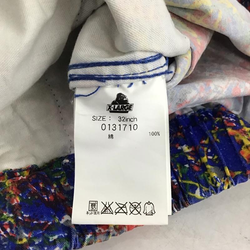 エクストララージ XLARGE パンツ ショートパンツ 32インチ 総柄 マルチカラー / マルチカラー / メンズ USED 古着 中古 10134833