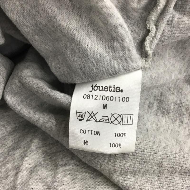 ジュエティ jouetie カットソー 半袖 081210601100 THRASHERmagazine Tシャツ コラボ M ロゴ、文字 灰 / グレー / レディース USED 古着 中古 10125255