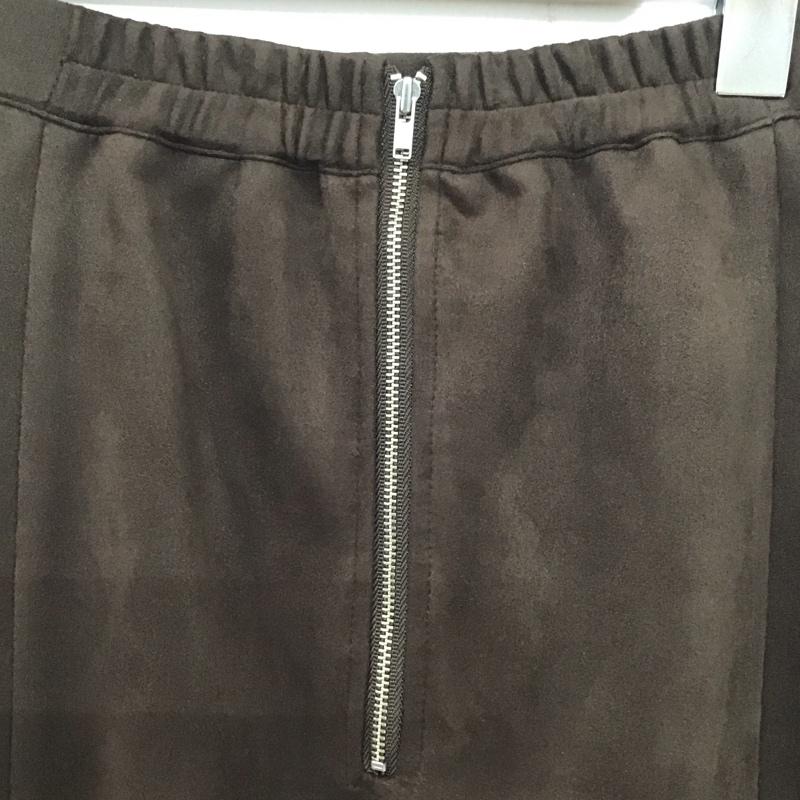 ジーナシス JEANASIS スカート ロングスカート JS050661TS ヌバックライクマーメイドスカート FREE 無地 茶 / ブラウン / レディース USED 古着 中古 10134258
