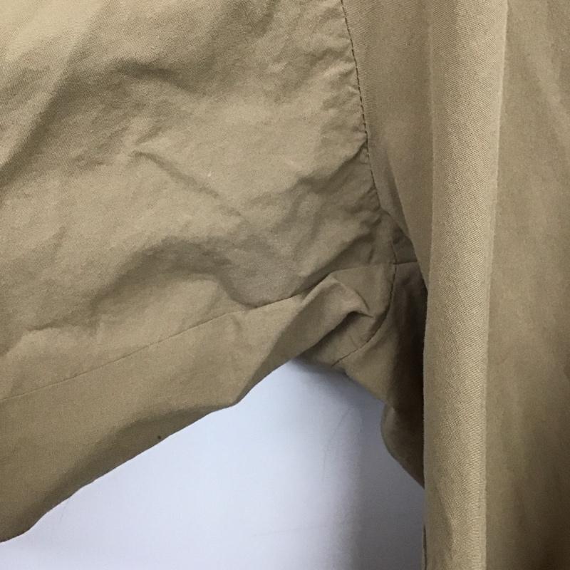 ニコアンド niko and... シャツ、ブラウス 長袖 M 無地 茶 / ブラウン / レディース USED 古着 中古 10139772
