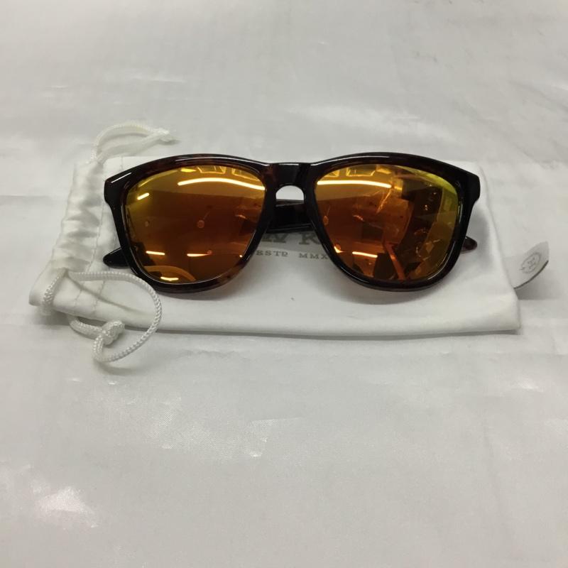 ホーカーズ Hawkers めがね・サングラス サングラス ミラーレンズ ロゴ、文字 茶 / ブラウン / メンズ USED 古着 中古 10122351