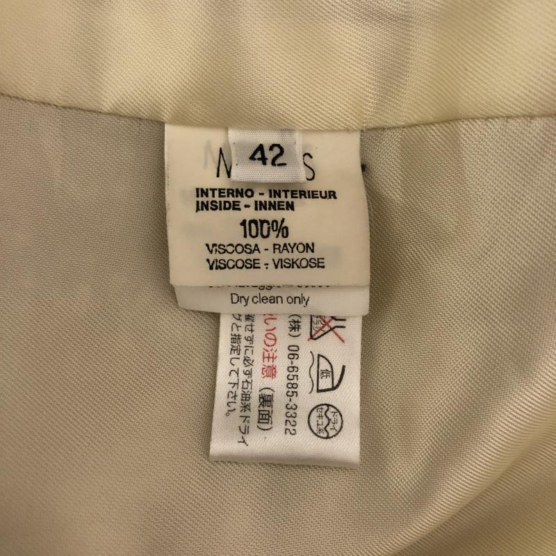マルリス MARLY S コート コート一般 42 無地 白 / ホワイト / レディース USED 古着 中古 10014874