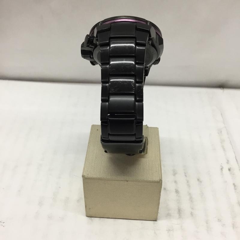 カシオ CASIO 腕時計 アナログ(クォーツ式) EQW-A1000 EDIFICE ソーラー電波 箱有 ロゴ、文字 黒 / ブラック / メンズ USED 古着 中古 10106504