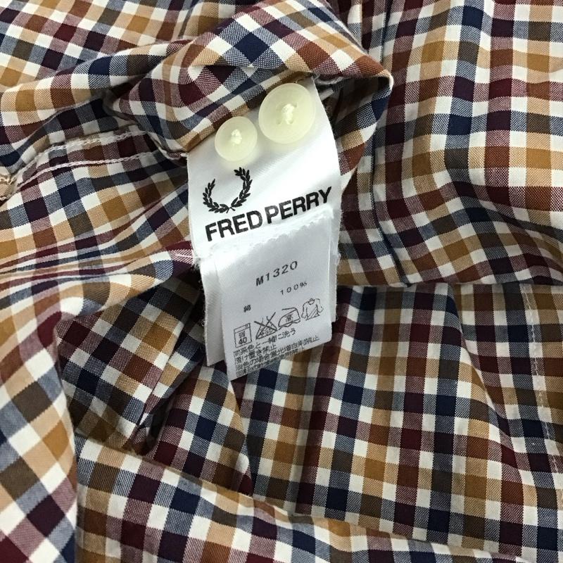 フレッドペリー FRED PERRY シャツ、ブラウス 長袖 長袖シャツ チェックシャツ カラーシャツ ボタンダウンシャツ M チェック マルチカラー / マルチカラー / メンズ USED 古着 中古 10131109