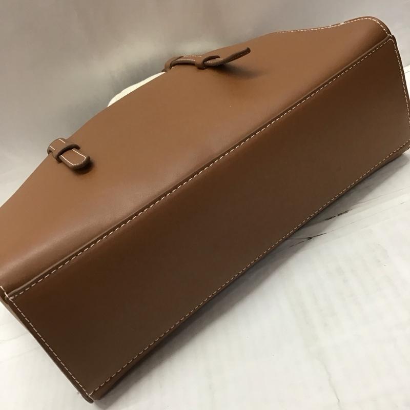 ザラ ZARA トートバッグ トートバッグ 6040 210 709 フェイクレザー 無地 茶 / ブラウン / レディース USED 古着 中古 10119357