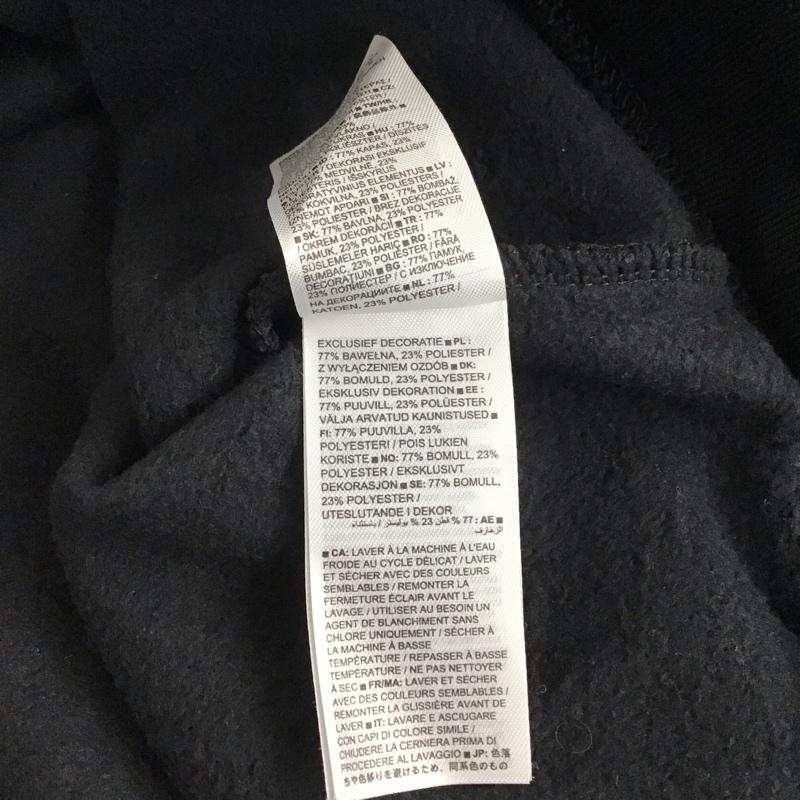 ギャップ GAP トレーナー 長袖 長袖トレーナー スウェット ジップネック M ロゴ、文字 黒 / ブラック / メンズ USED 古着 中古 10142572