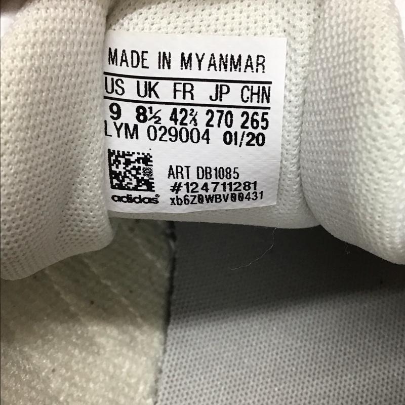 アディダス adidas スニーカー スニーカー DB1085 ADIHOOPS 2.0 27cm 27.0cm ロゴ、文字 白 / ホワイト / メンズ USED 古着 中古 10118765