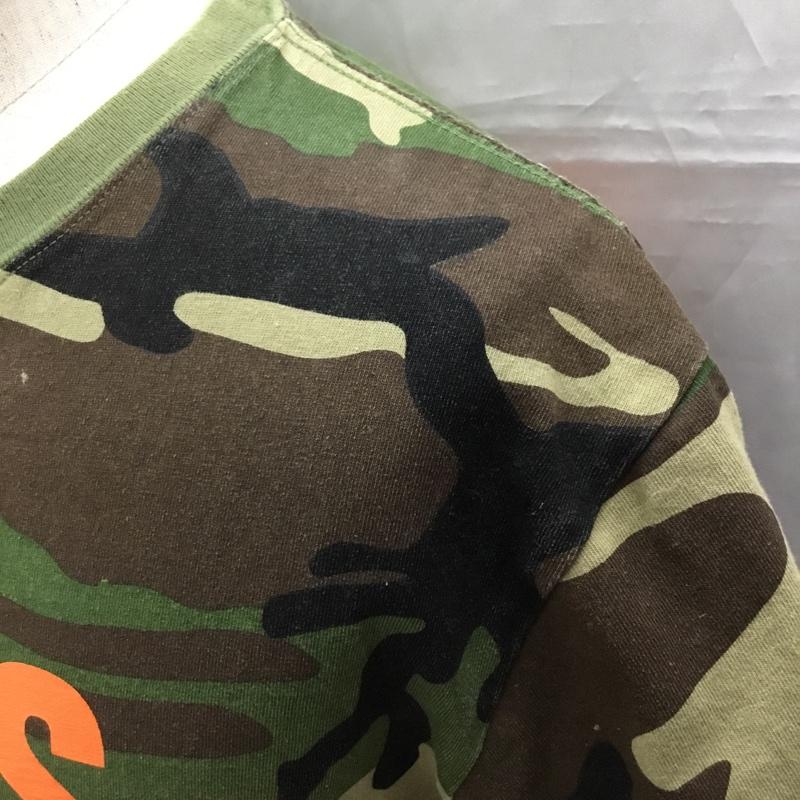 ヴィーロン VLONE Tシャツ 半袖 半袖カットソー プリントTシャツ クルーネックカットソー M カモフラージュ柄・迷彩 マルチカラー / マルチカラー /  メンズ USED 古着 中古 10109326