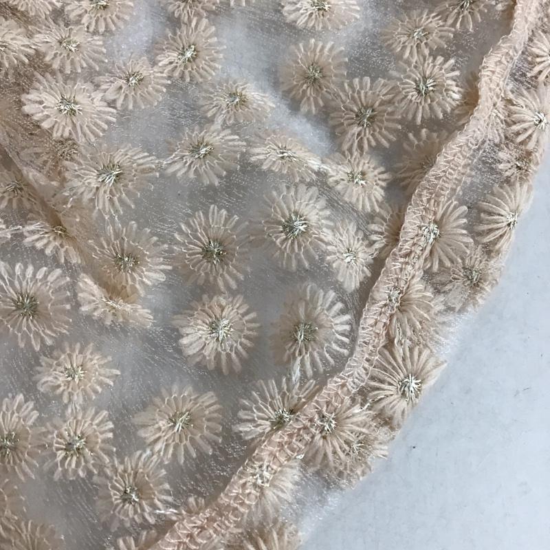 アルシーヴ archives カットソー 半袖 刺繍 桃 / ピンク / レディース USED 古着 中古 10133307