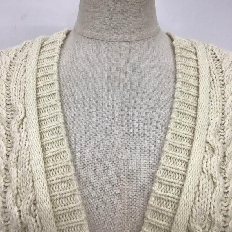 マウジー MOUSSY ベスト ベスト 010DAW70-5360 2WAYCABLESWITCHベスト ケーブルニットベスト ノースリーブカットソー FREE 白 / ホワイト / レディース USED 古着 中古 10110895