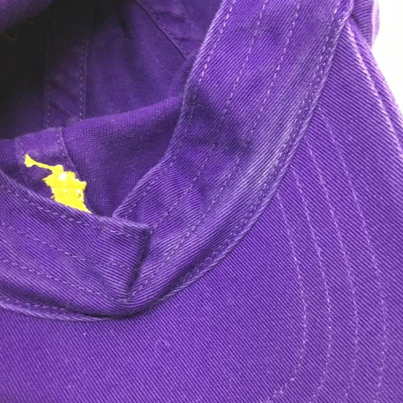 ポロバイラルフローレン Polo by RALPH LAUREN 帽子 キャップ コットン ワンポイント 紫 / パープル / メンズ USED 古着 中古 10120006