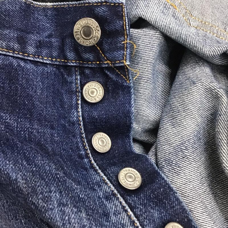 リーバイストラウスアンドコー Levi Strauss & co. パンツ デニム、ジーンズ デニムパンツ ワイドパンツ カジュアルパンツ 36 ダメージ加工 インディゴ / インディゴ / メンズ USED 古着 中古 10127114