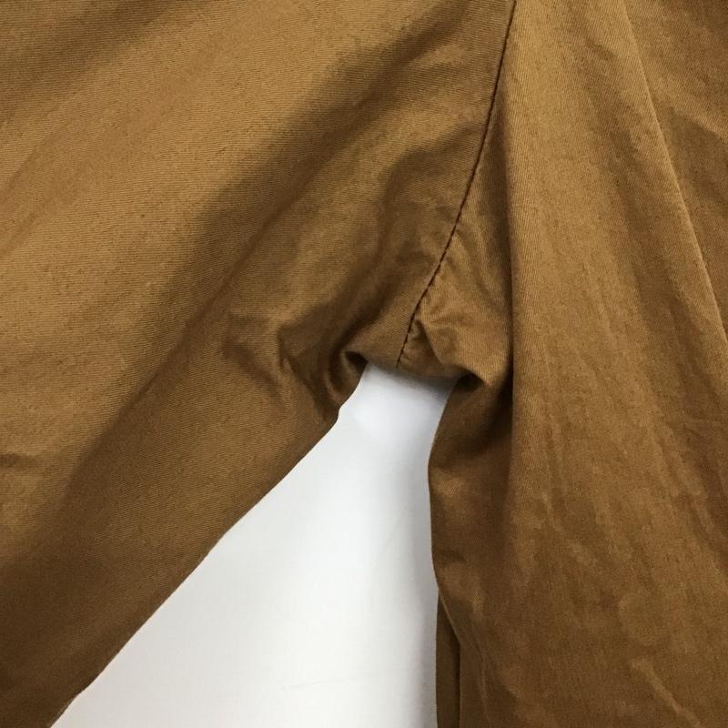 ザラティーアールエフ ZARA TRF ワンピース ロングスカート 長袖シャツロングワンピース 前開 フレアスカート L 無地 茶 / ブラウン / レディース USED 古着 中古 10134321
