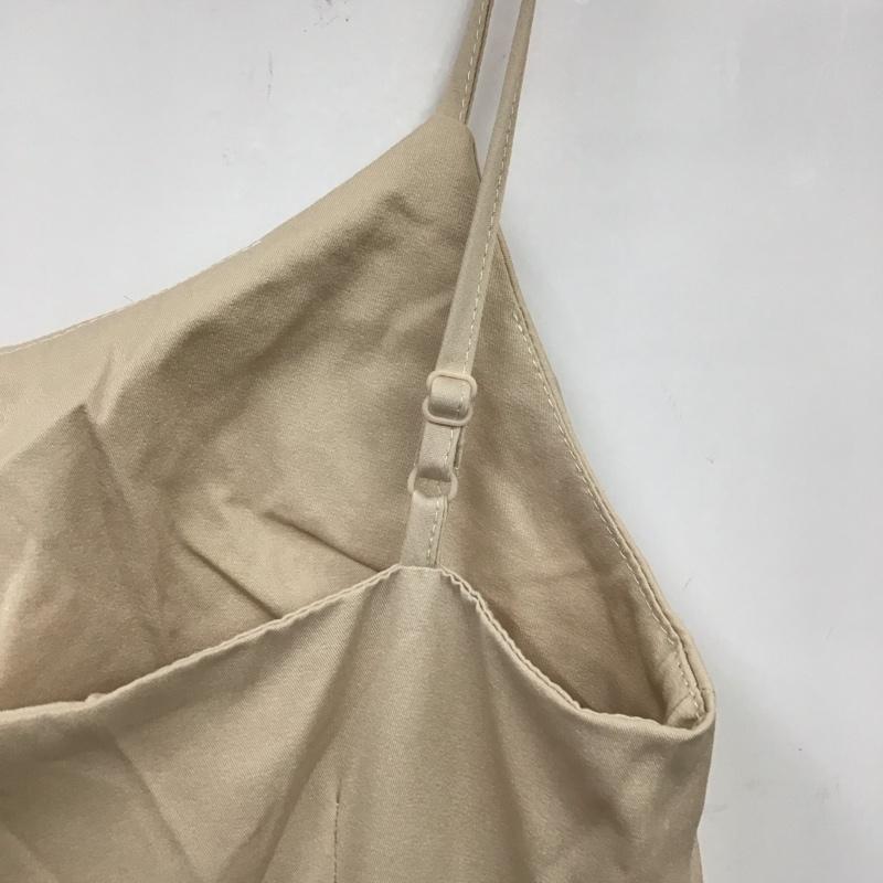 グレイル GRL ワンピース ロングスカート キャミソールワンピース M 無地 ベージュ / ベージュ / レディース USED 古着 中古 10119254