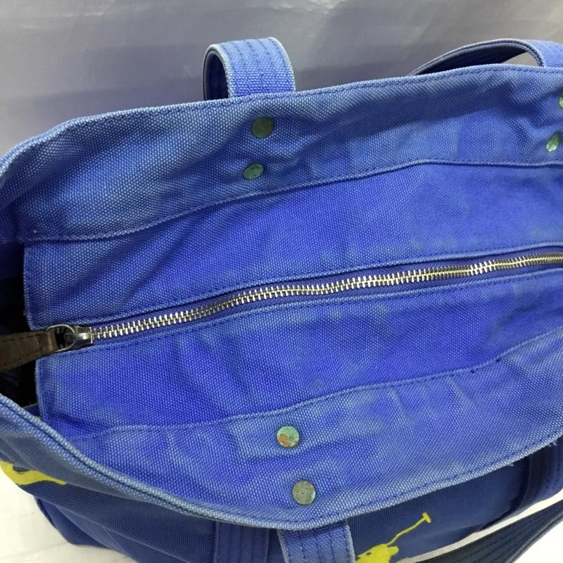 ポロラルフローレン POLO RALPH LAUREN トートバッグ トートバッグ ビッグポニー 刺繍 青 / ブルー / メンズ USED 古着 中古 10117618