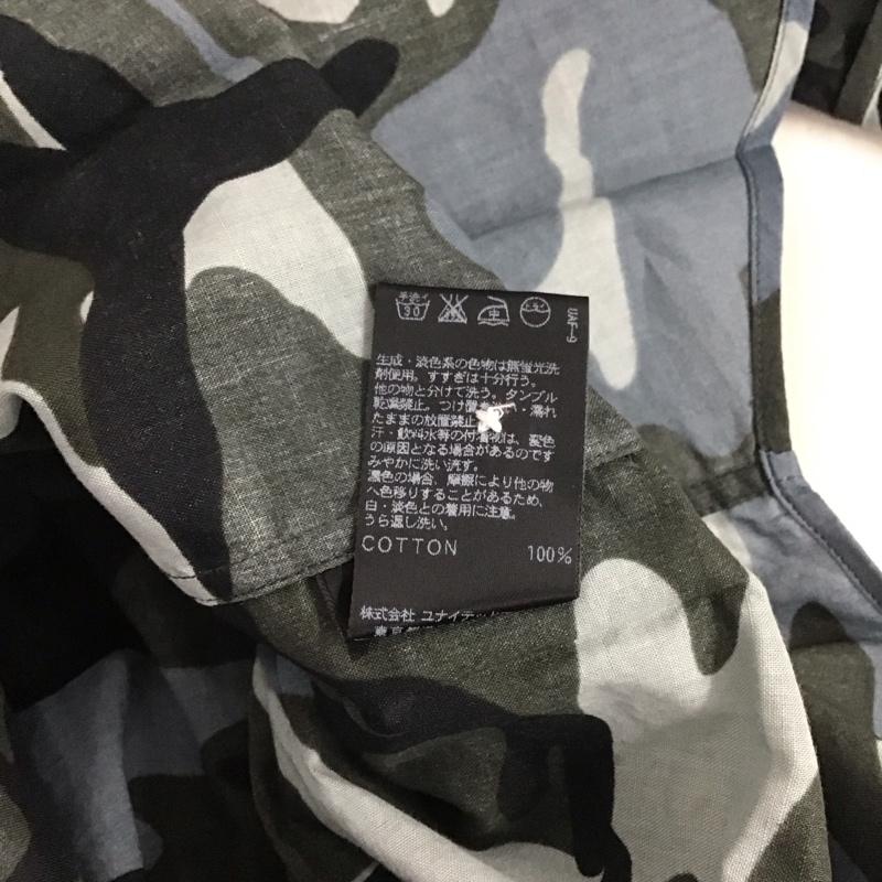 ビューティアンドユースユナイテッドアローズ BEAUTY&YOUTH UNITED ARROWS シャツ、ブラウス 半袖 1216-218-2044 コットン 胸ポケット タグ付き XS カモフラージュ柄・迷彩 マルチカラー / マルチカラー / メンズ USED 古着 中古 10139613