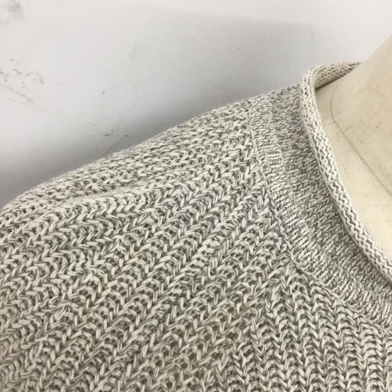 エルエルビーン L.L.Bean ニット、セーター 長袖 0 YR04 ロールネック コットンニット 00年製 マダガスカル製 L 無地 灰 / グレー / メンズ USED 古着 中古 10123508